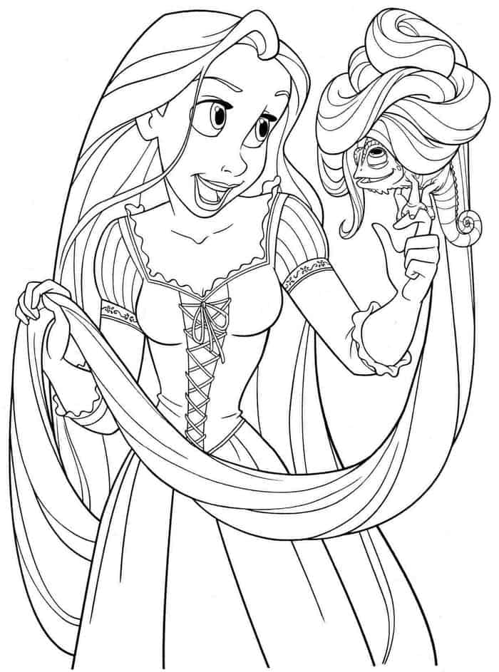 Coloring Pages Tangled