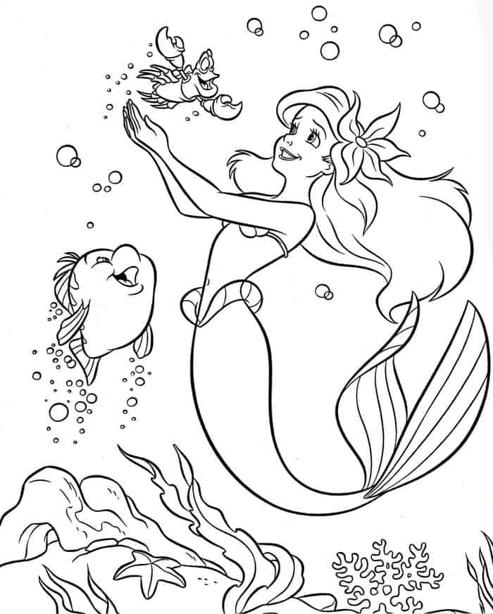 Coloring Pages The Little Mermaid