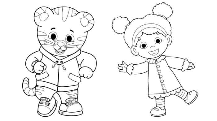 Daniel Tiger Coloring Pages Pdf