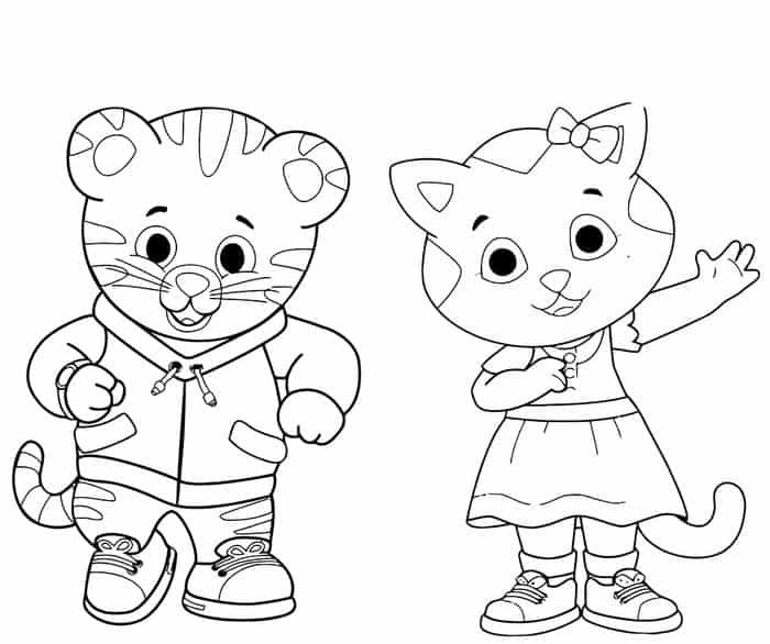 Daniel Tiger Coloring Pages Printable