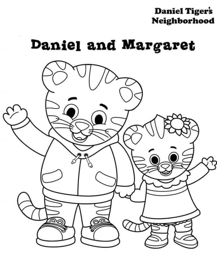 Daniel Tiger Margaret Coloring Pages