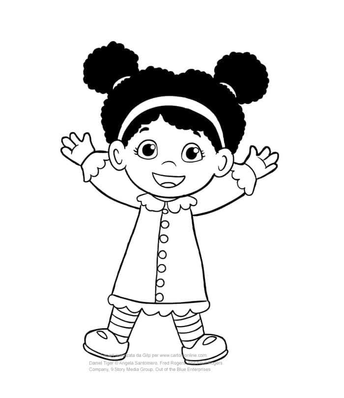 Daniel Tiger Miselina Coloring Pages