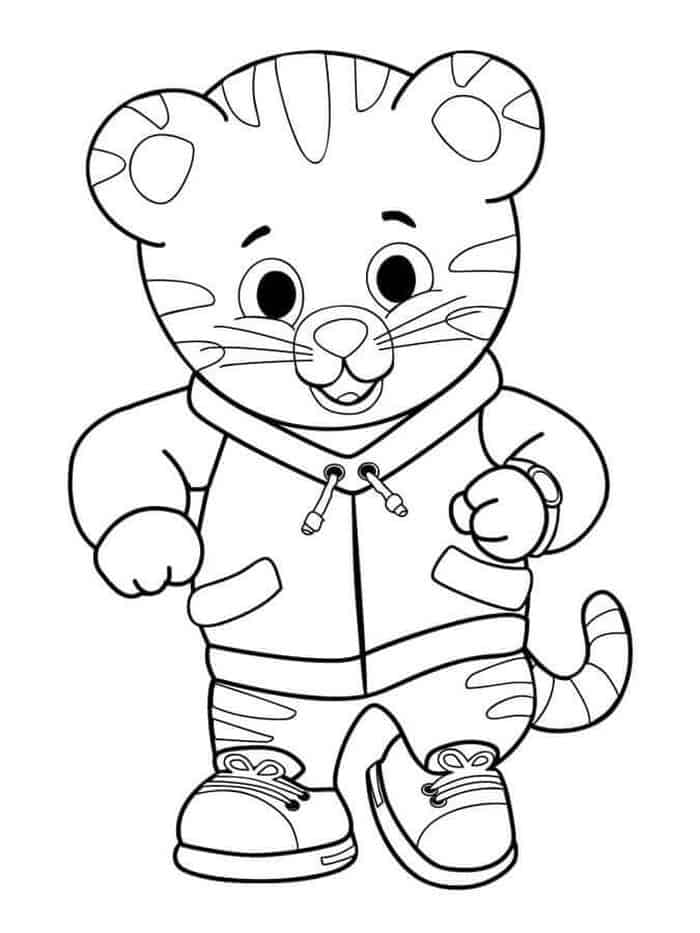 Daniel Tiger Printable Coloring Pages