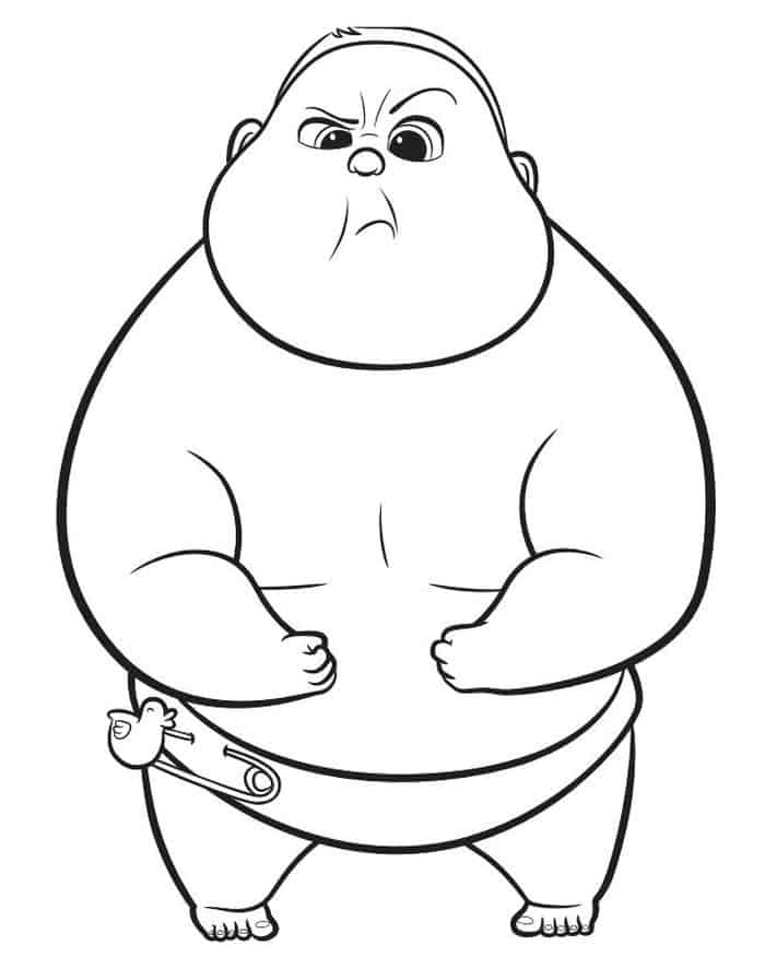 Disney Boss Baby Coloring Pages Free Printables