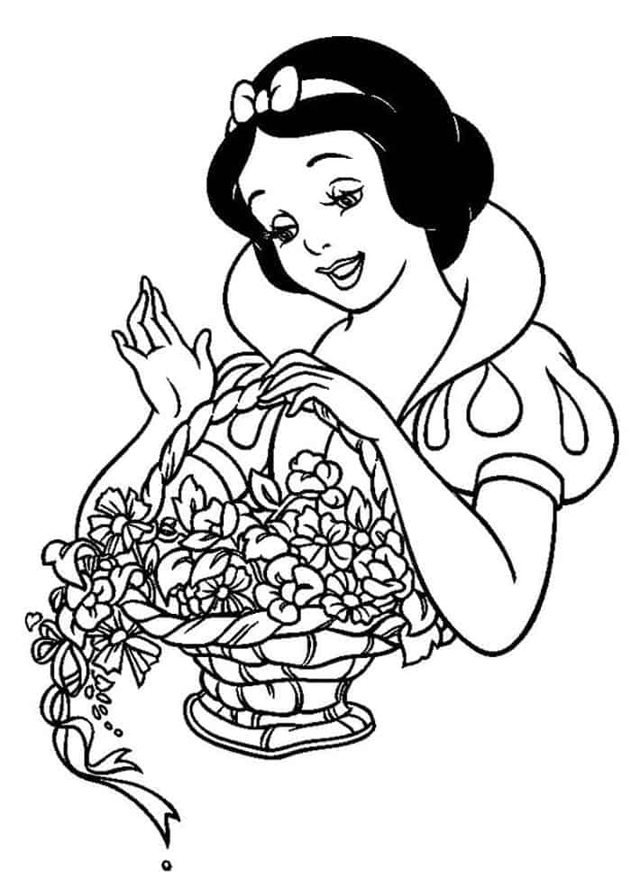 Disney Princess Snow White Coloring Pages