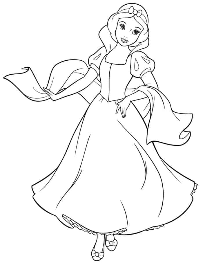 Disney Snow White Coloring Pages