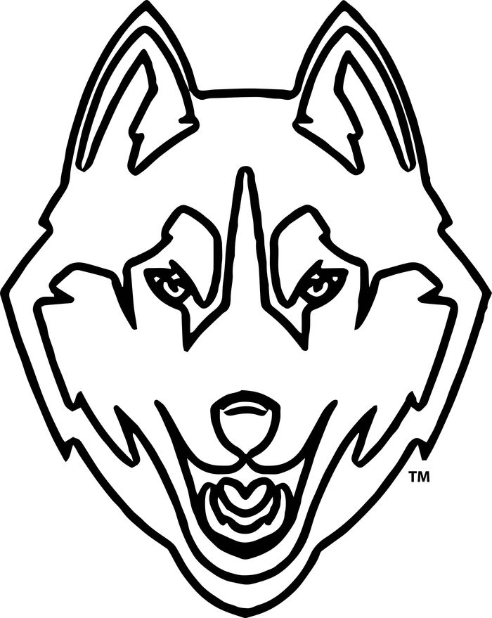 Face Husky Coloring Pages