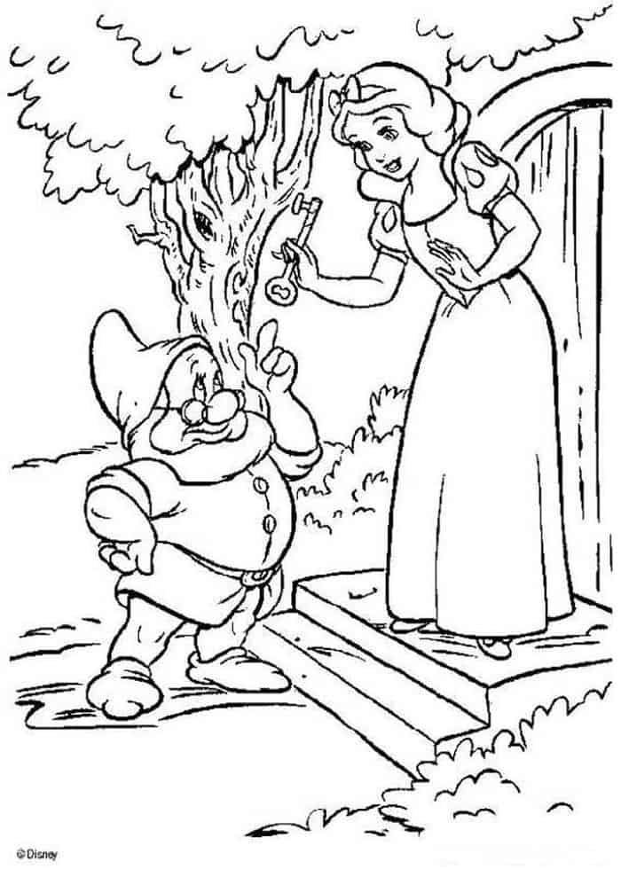 Free Disney Snow White Coloring Pages