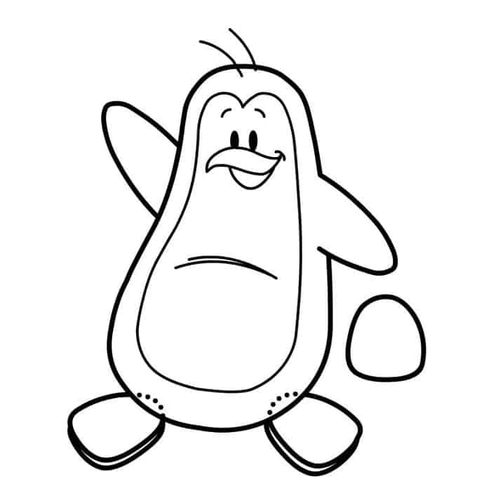 Free Penguin Coloring Pages
