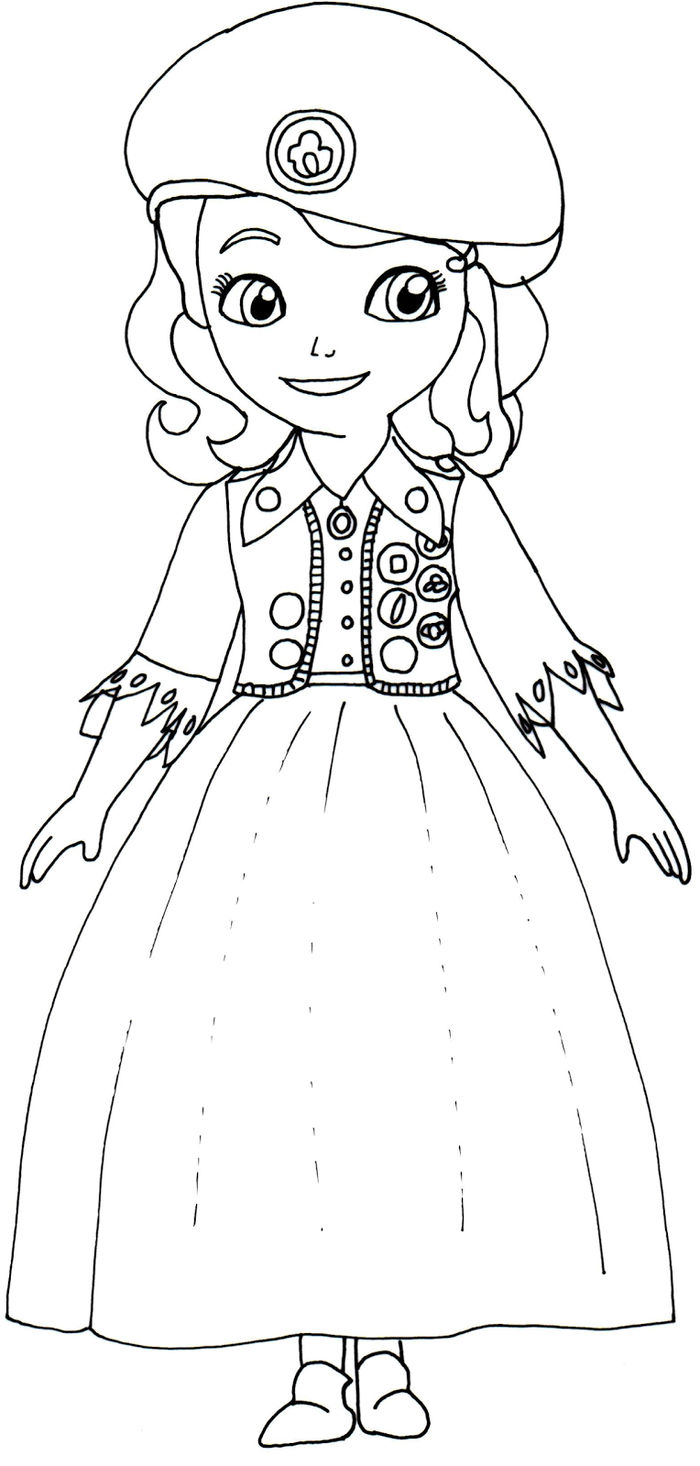 Free Princess Sofia Coloring Pages