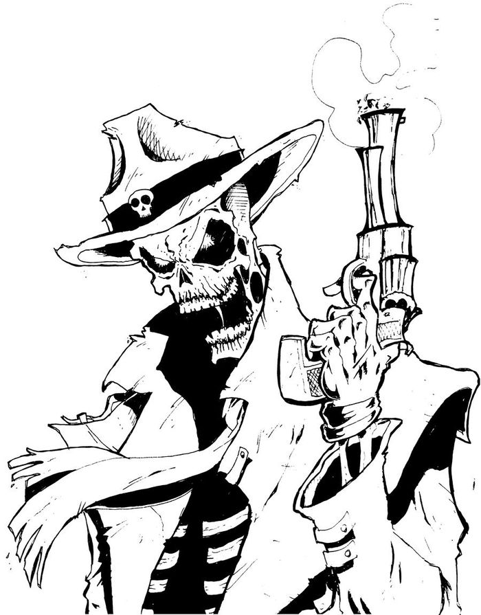 Ghost Rider Coloring Pages