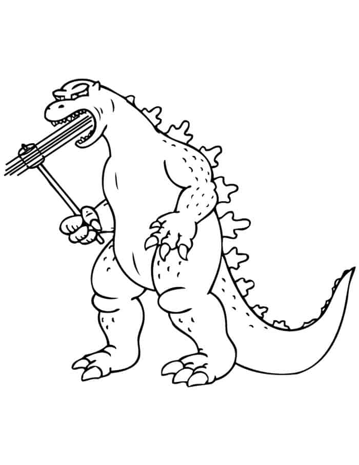 Godzilla 2014 Coloring Pages
