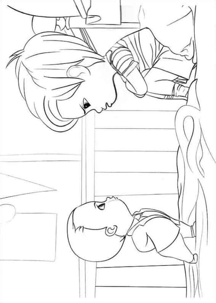 Kasey From Baby Boss Coloring Pages