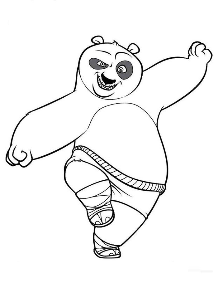 Kung Fu Panda 3 Coloring Pages