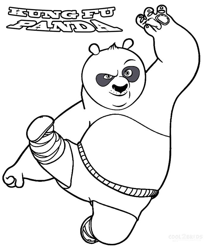 Kung Fu Panda Coloring Pages