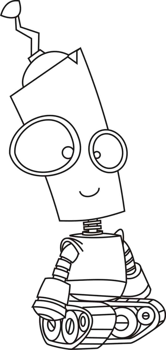 Lds Coloring Pages Robot