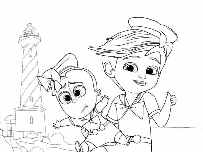 Letras De Baby Boss Coloring Pages