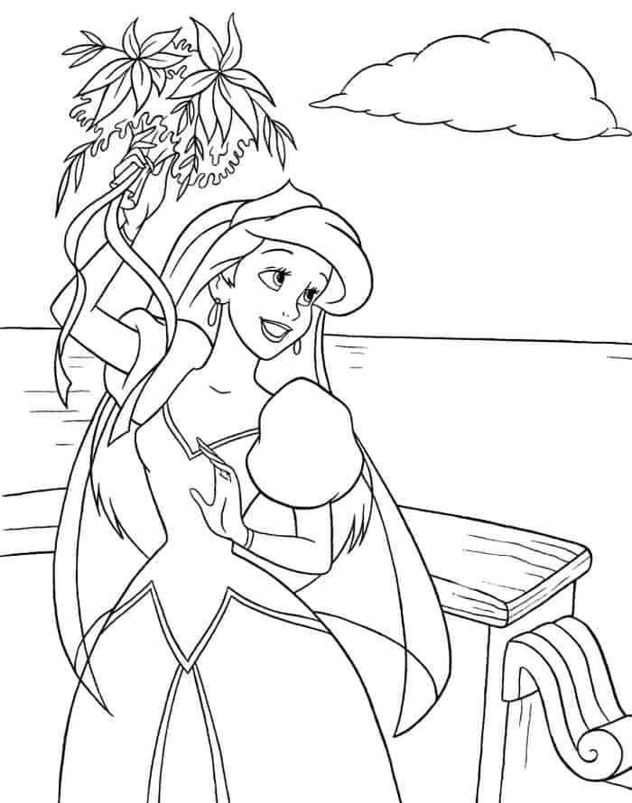 Little Mermaid Ariel Coloring Pages