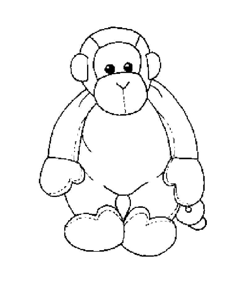 Monkeys Coloring Pages