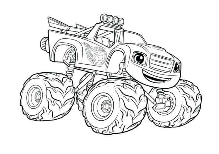 Monster Truck Coloring Pages Free