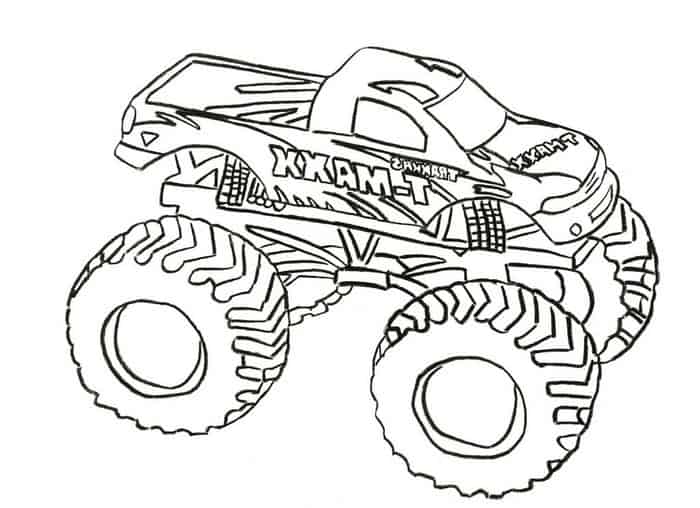Monster Truck Coloring Pages