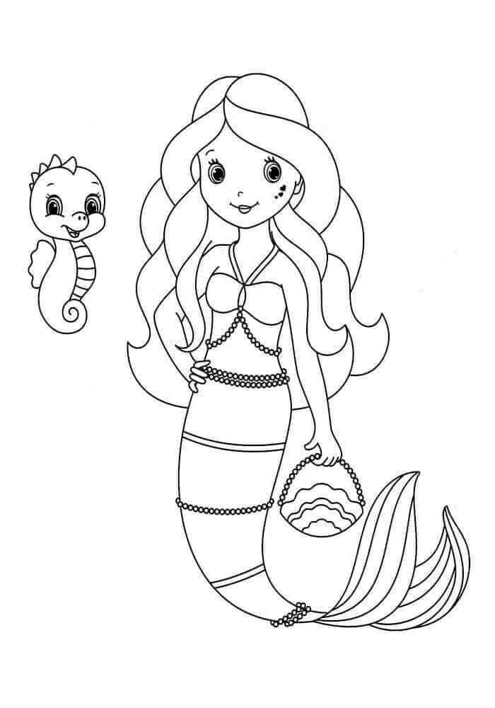 My Little Pony Mermaid Coloring Pages