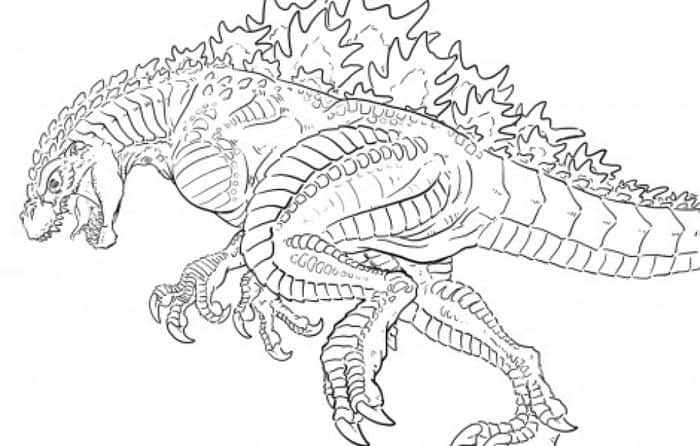 Original Godzilla 1954 Coloring Pages