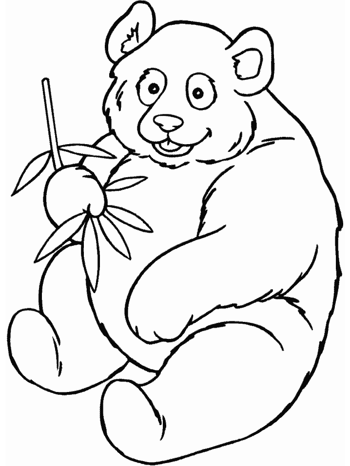 Panda Bear Coloring Pages