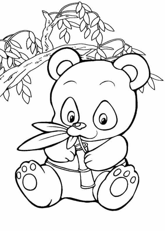 Panda Coloring Pages Online