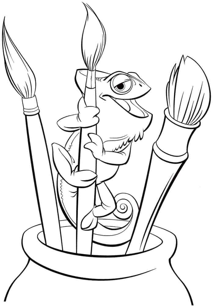 Pascal Tangled Coloring Pages