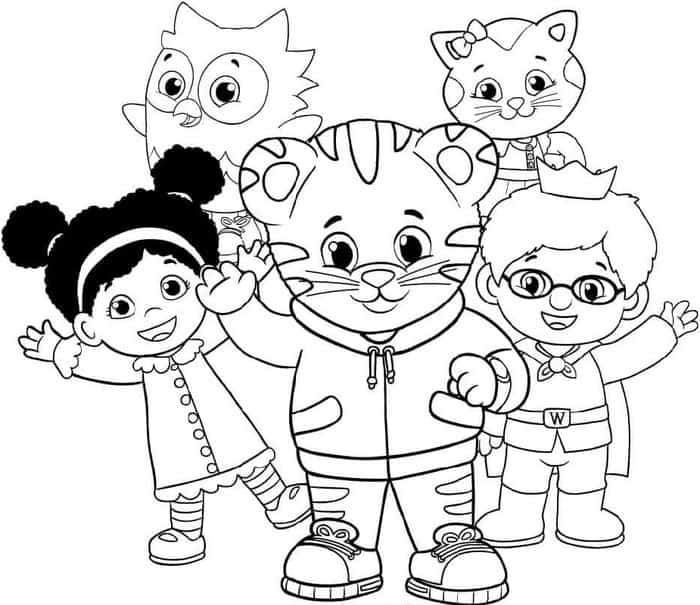Pbs Daniel Tiger Coloring Pages