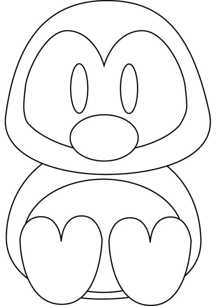 Penguin Coloring Pages For Kids