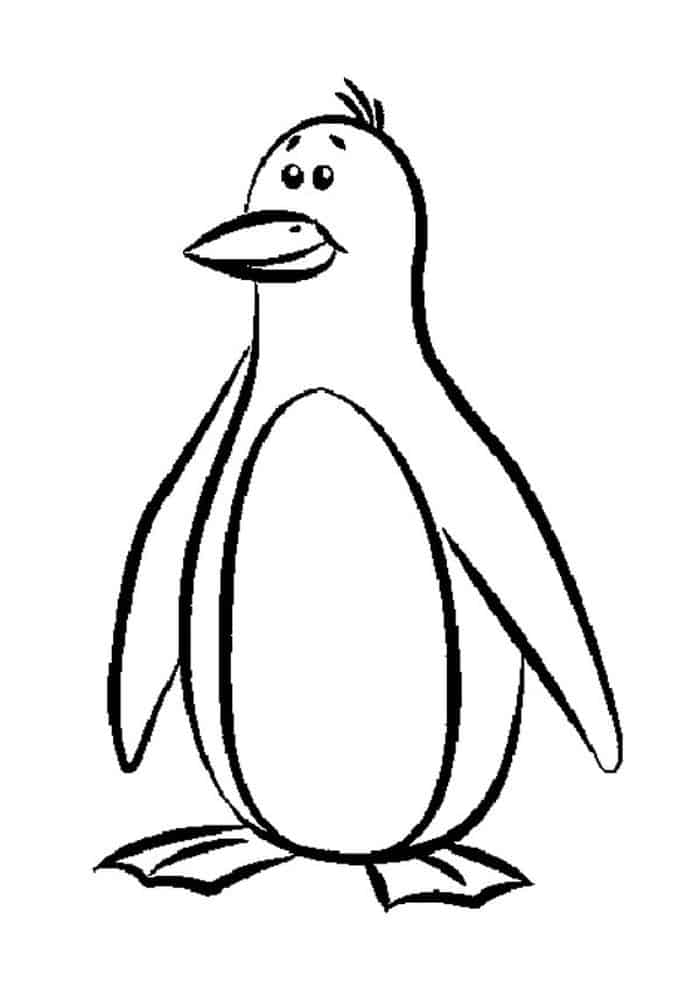 Penguin Coloring Pages