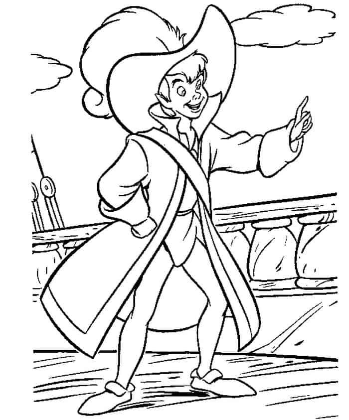 Peter Pan Coloring Pages Pdf