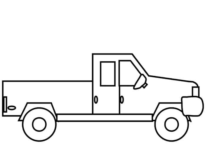 Pick Up Truck Coloring Pages