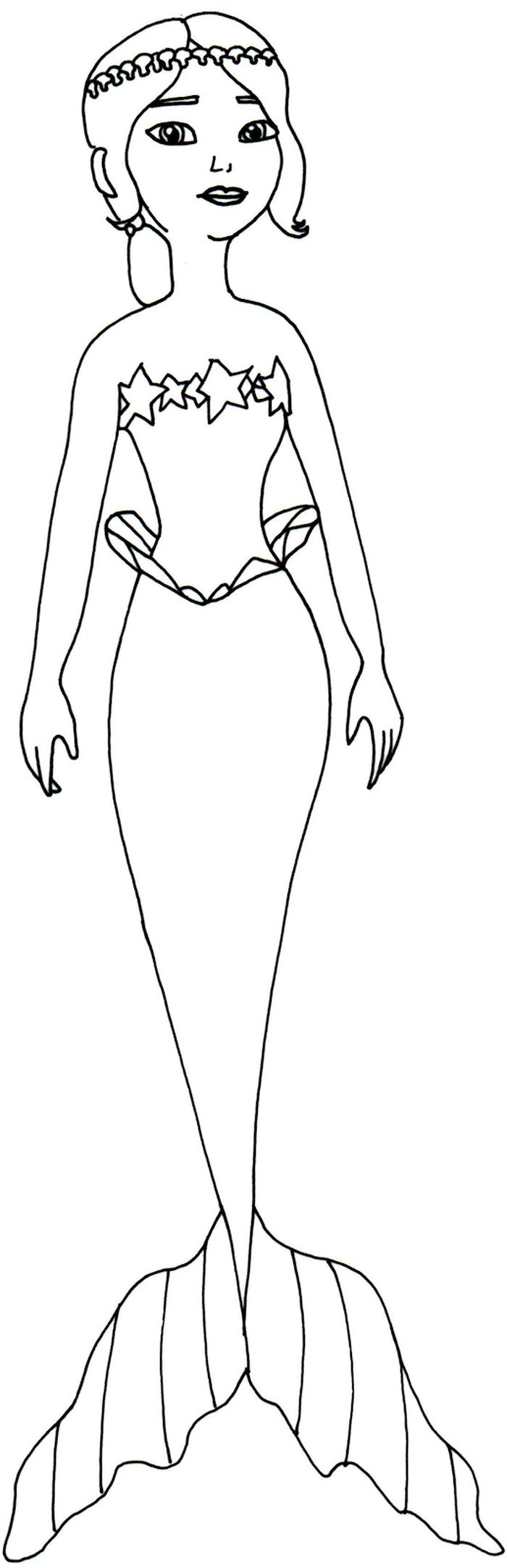 Princess Sofia Mermaid Coloring Pages