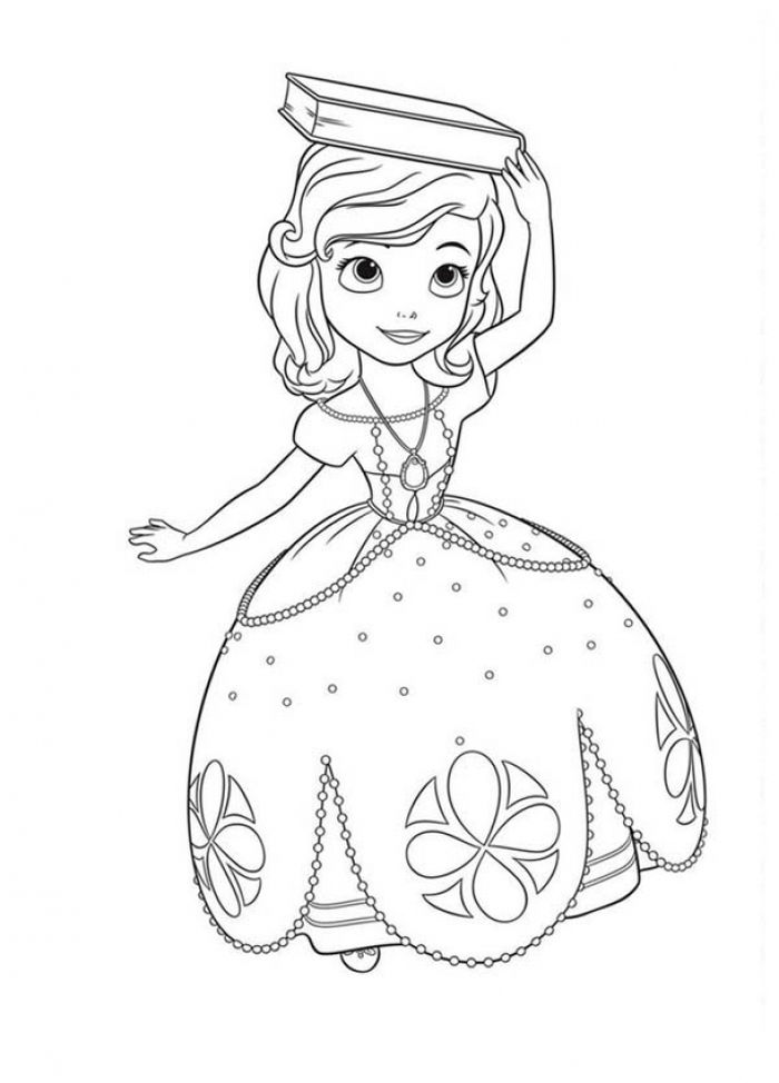 Princess Sofia Printable Coloring Pages