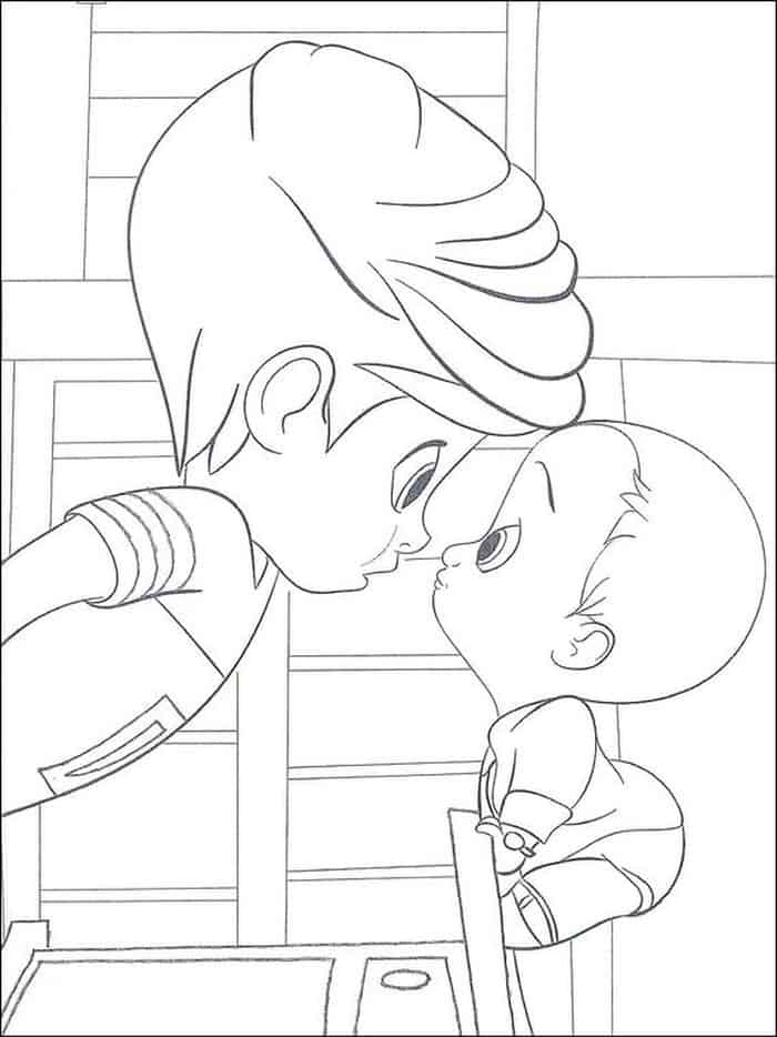 Printable Boss Baby Coloring Pages