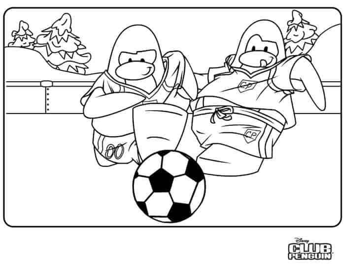 Printable Club Penguin Coloring Pages