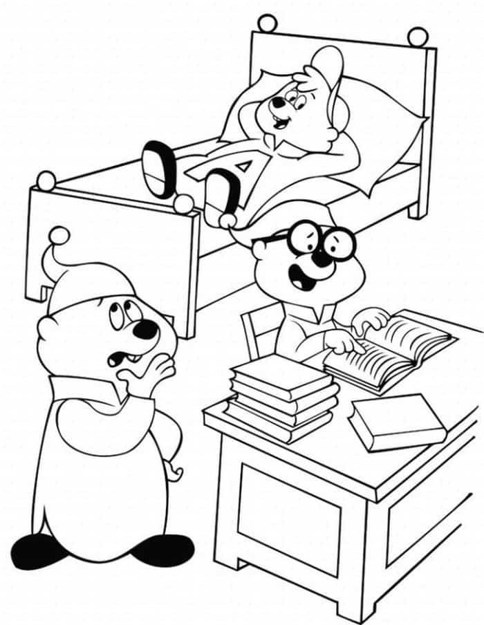 Printable Coloring Pages Alvin And The Chipmunks