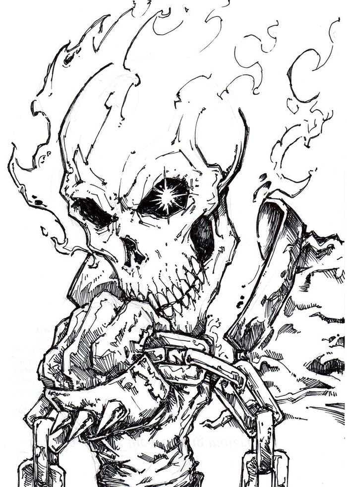 Printable Coloring Pages Of Lego Ghost Rider