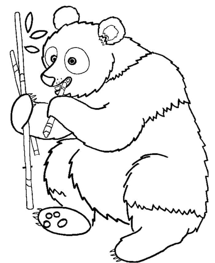 Printable Panda Coloring Pages