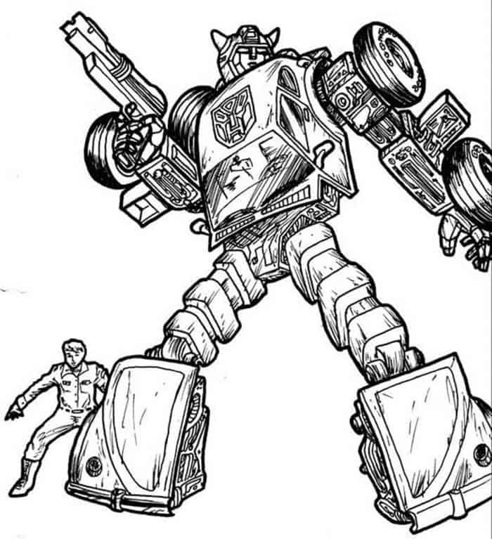 Rescue Bots Bumblebee Coloring Pages