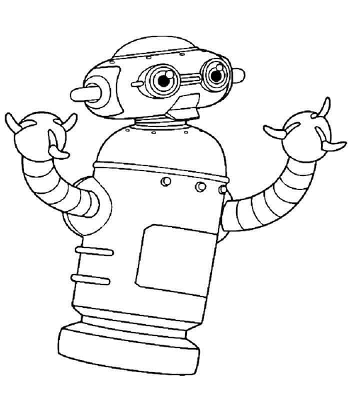 Robot Coloring Pages Pdf