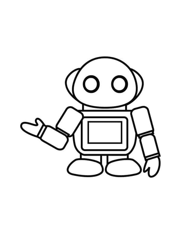 Robot R2d2 Coloring Pages