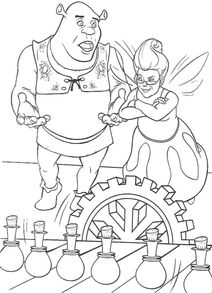 Shrek 2 Coloring Pages
