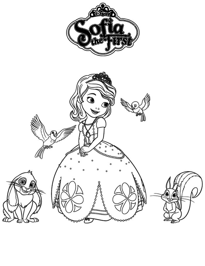Sofia Coloring Pages Free