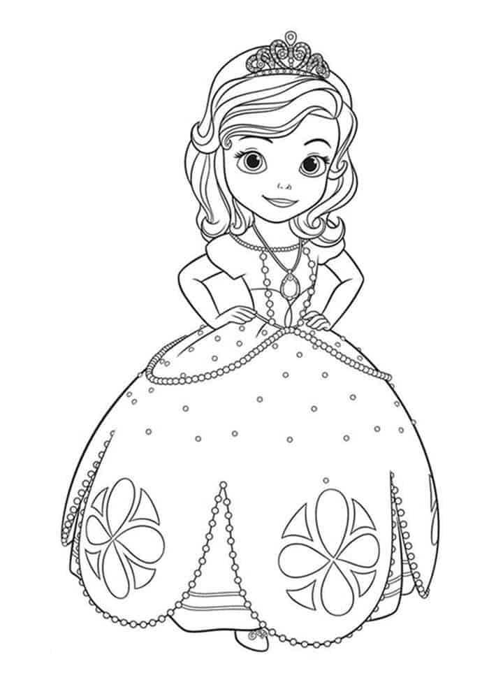 Sofia Princess Coloring Pages