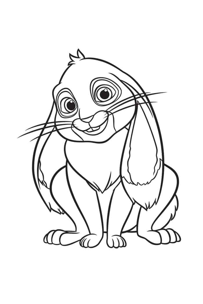 Sofia The First Clover Coloring Pages