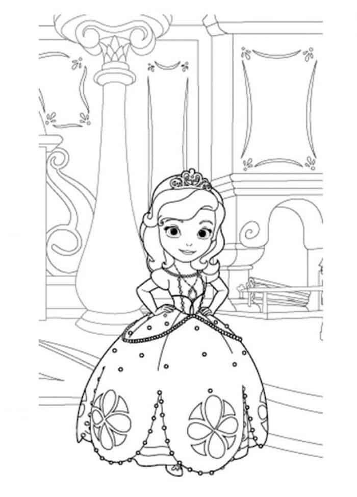 Sofia The First Coloring Pages To Print
